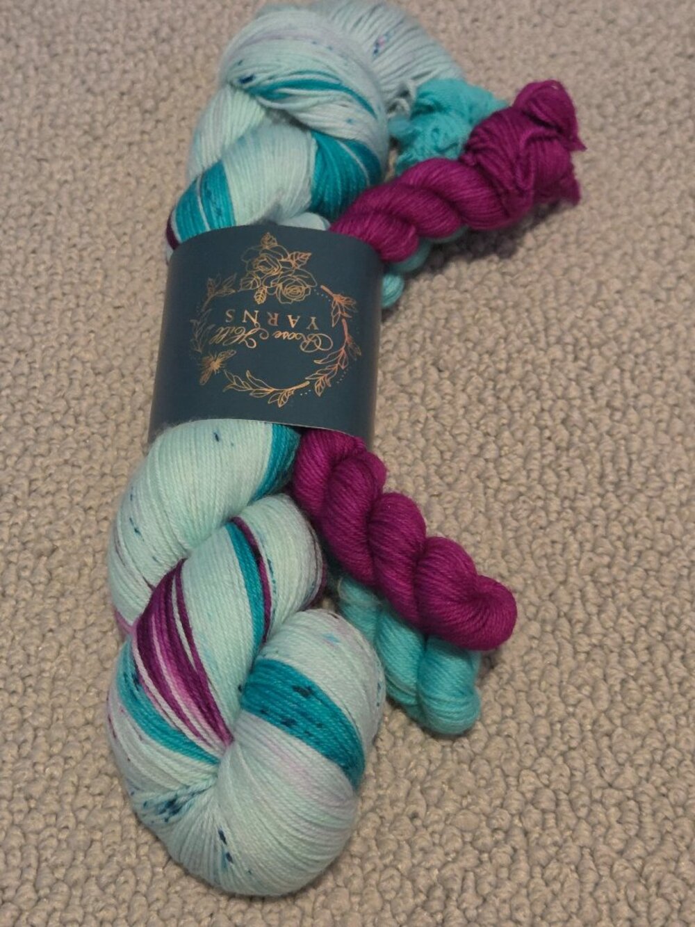 Hand Dyed Sock Yarn - Rose Hill Valley